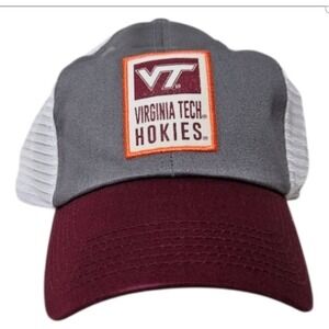 Virginia Tech VT Hokies Hat Captivating Headwear Maroon Gray Maroon Football New